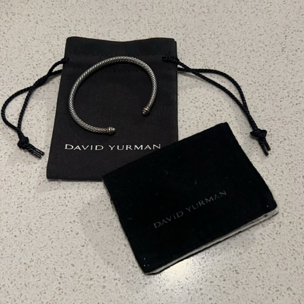 DAVID YURMAN  Classic Cable Bracelet 5mm Size Medium